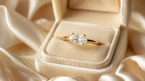 East-West Engagement Rings: The Contemporary Way to Wear an Oval, Emerald or Marquise Diamond