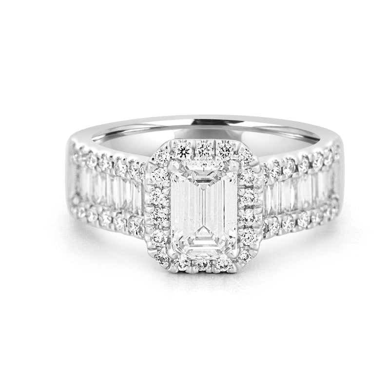 CT Emerald Cut Baguette Ring (LG) exclusive at ZIZOV DIAMONDS