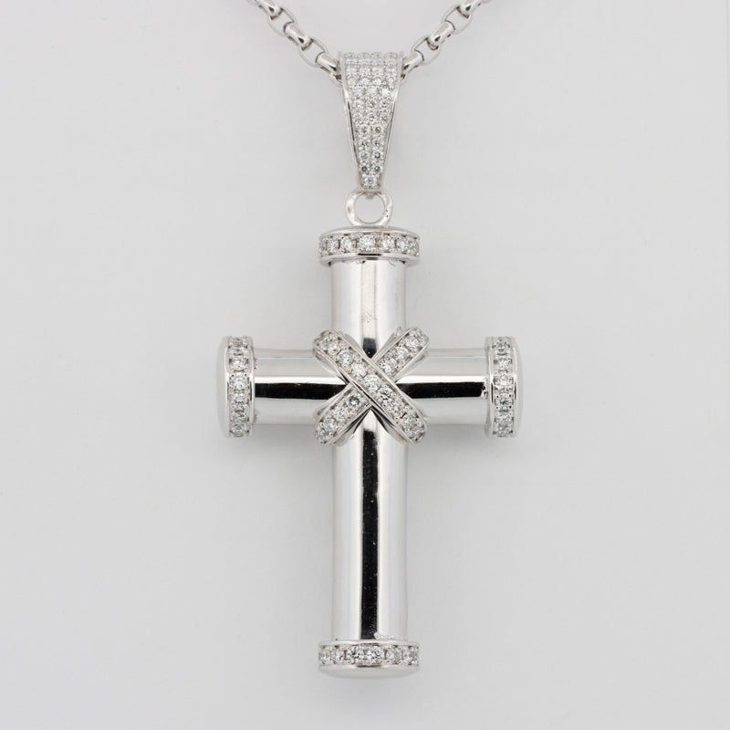 XL Diamond Cross Pendant (LG)