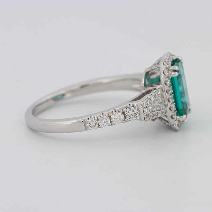 Emerald Cut Paraiba Ring