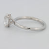 Under-Halo Oval Cut Solitaire