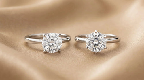 4-Prong vs. 6-Prong Settings: Security, Light Performance & Aesthetics Compared - Zizov Diamonds