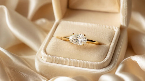 East-West Engagement Rings: The Contemporary Way to Wear an Oval, Emerald or Marquise Diamond - Zizov Diamonds