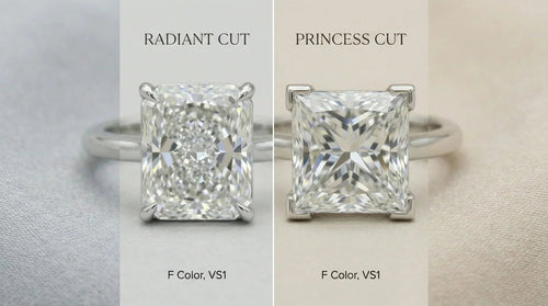 FIRE & BRILLIANCE: THE ULTIMATE RADIANT VS. PRINCESS CUT GUIDE - ZIZOV DIAMONDS