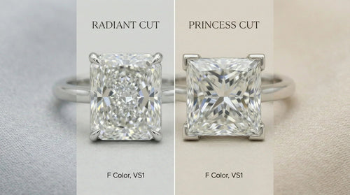 FIRE & BRILLIANCE: THE ULTIMATE RADIANT VS. PRINCESS CUT GUIDE - ZIZOV DIAMONDS