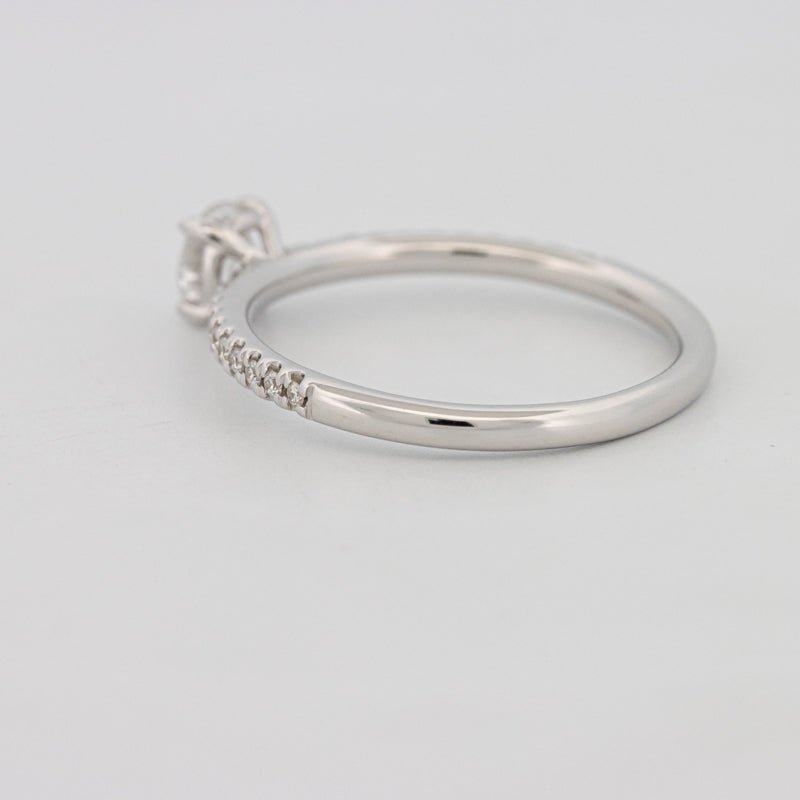 0.35 CT Round Cut Pavé Solitaire (LG) - ZIZOV DIAMONDS