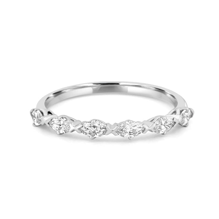 0.50 CT Half Marquise Eternity Ring (LG) - ZIZOV DIAMONDS
