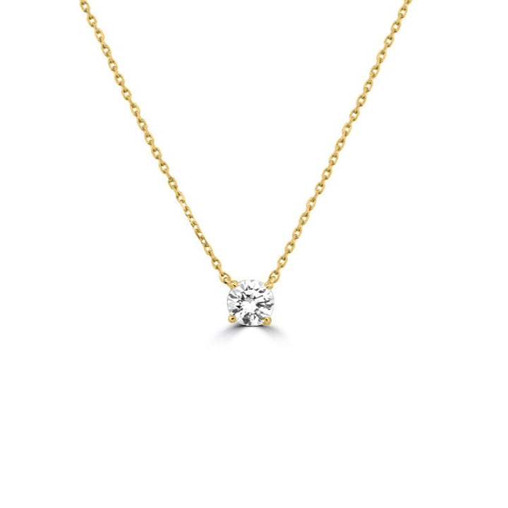 0,55 CT Classic Round Pendant (LG) - ZIZOV DIAMONDS