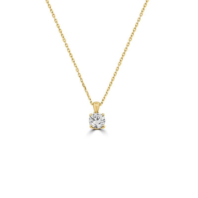 0,70 CT Classic Round Pendant (LG) - ZIZOV DIAMONDS