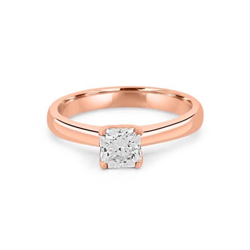 0.70 CT Classic Square Radiant Solitaire - ZIZOV DIAMONDS