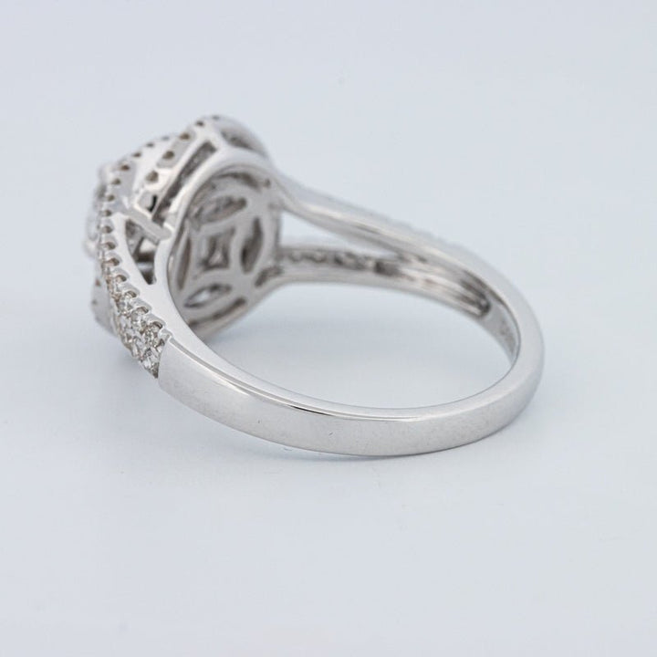 0.70 CT Round Cut Double Halo Pavé Solitaire (LG) - ZIZOV DIAMONDS