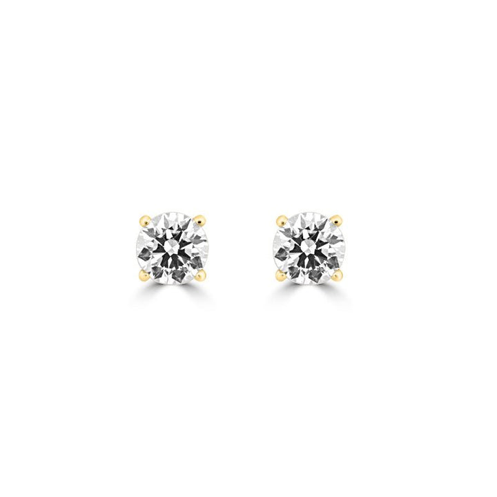 1 .00 / 1.00 CT Classic Four Prongs Round Studs (LG) - ZIZOV DIAMONDS