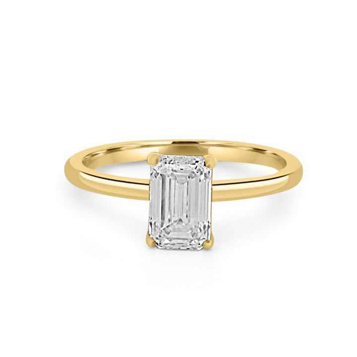 1 CT Classic Emerald Cut Solitaire (LG) - ZIZOV DIAMONDS