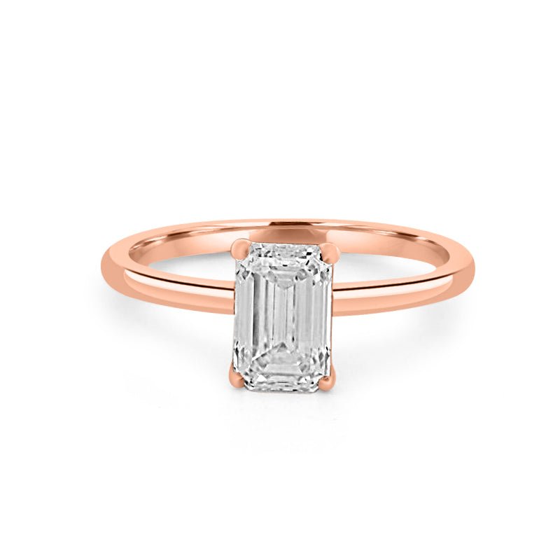 1 CT Classic Emerald Cut Solitaire (LG) - ZIZOV DIAMONDS