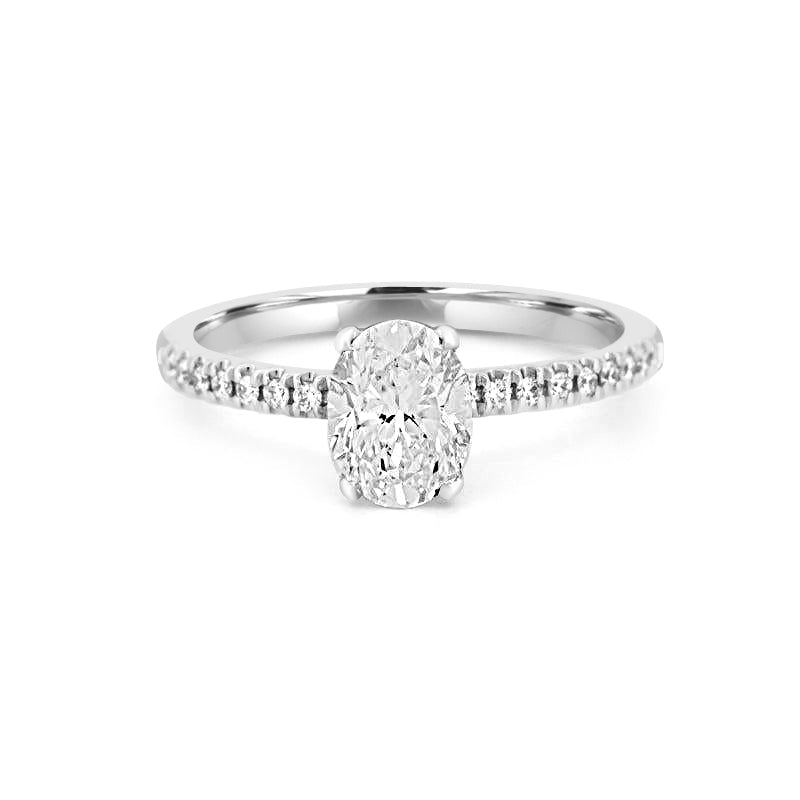 1 CT Classic Oval Cut Solitaire - ZIZOV DIAMONDS