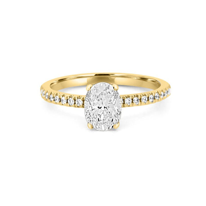 1 CT Classic Oval Cut Solitaire - ZIZOV DIAMONDS