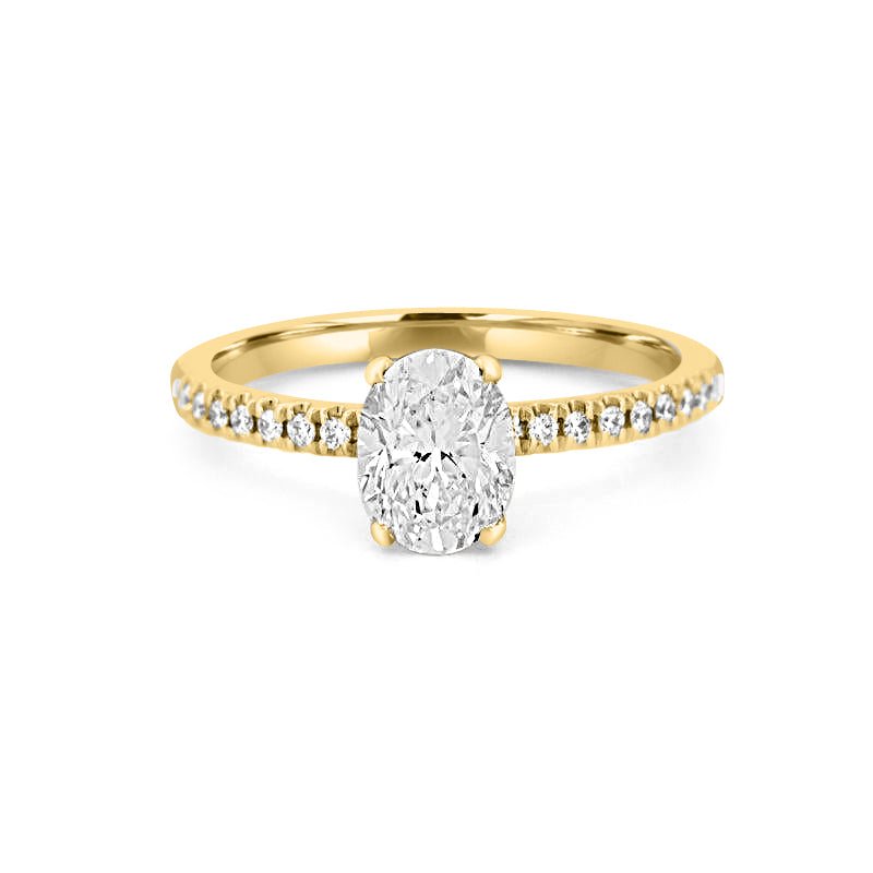 1 CT Classic Oval Cut Solitaire - ZIZOV DIAMONDS