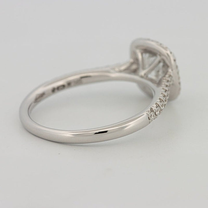 1 CT Cushion Cut Halo Pavé Solitaire (LG) - ZIZOV DIAMONDS