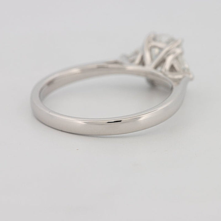 1 CT Cushion Cut Trilogy Solitaire (LG) - ZIZOV DIAMONDS