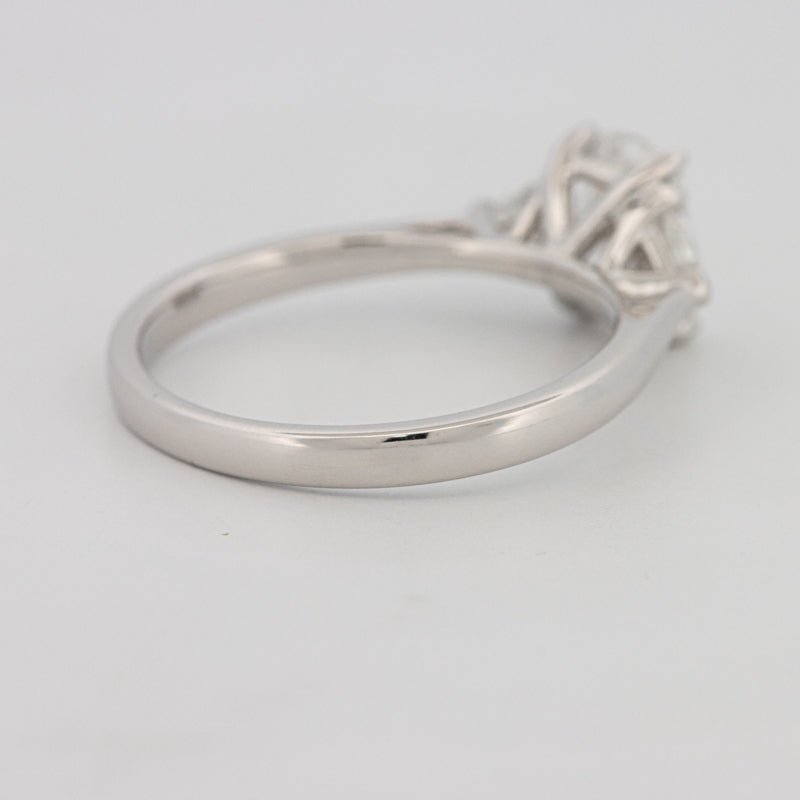 1 CT Cushion Cut Trilogy Solitaire (LG) - ZIZOV DIAMONDS