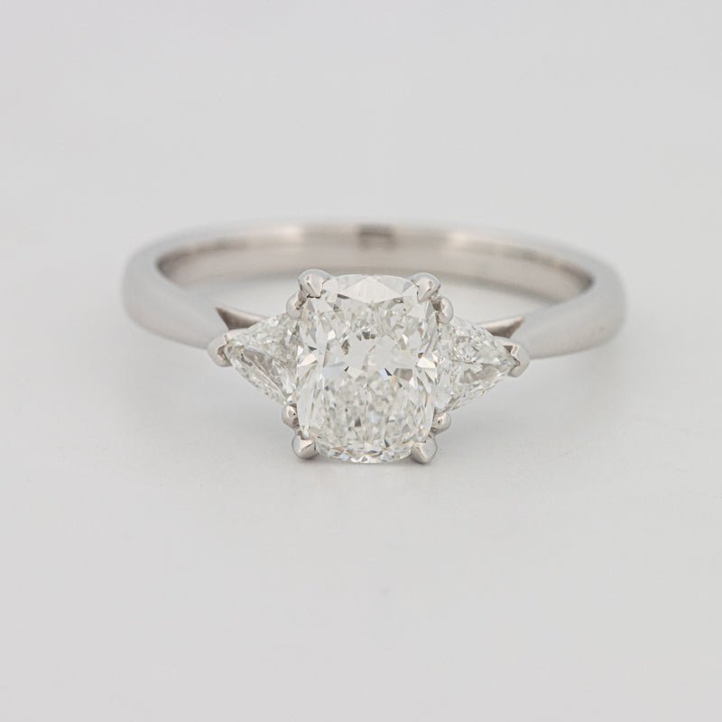 1 CT Cushion Cut Trilogy Solitaire (LG) - ZIZOV DIAMONDS