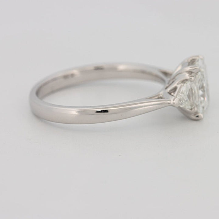 1 CT Cushion Cut Trilogy Solitaire (LG) - ZIZOV DIAMONDS