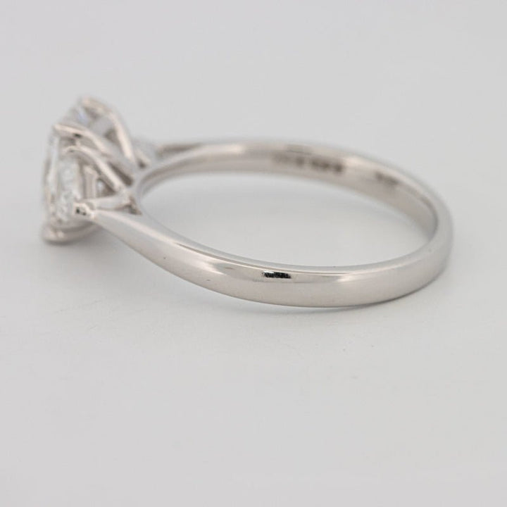 1 CT Cushion Cut Trilogy Solitaire (LG) - ZIZOV DIAMONDS