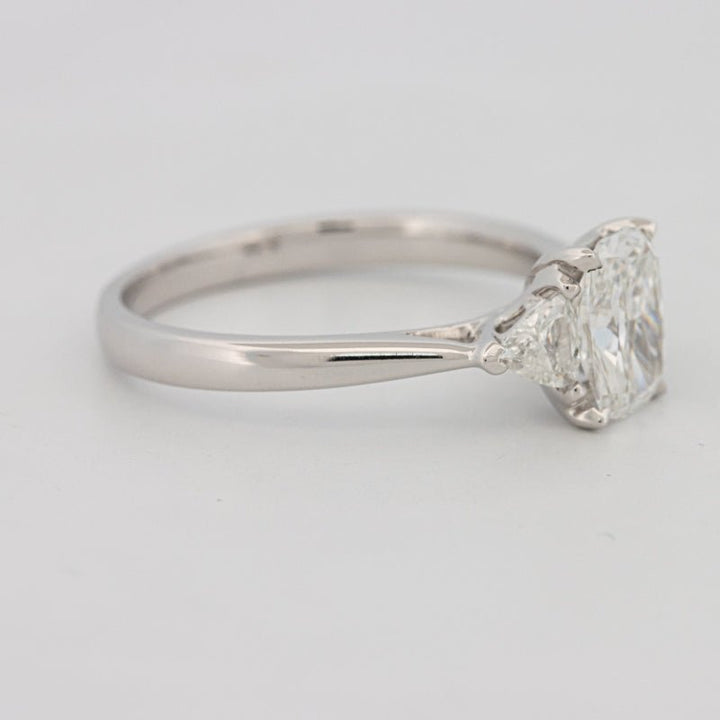 1 CT Cushion Cut Trilogy Solitaire (LG) - ZIZOV DIAMONDS