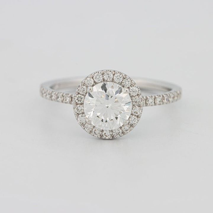 1 CT "Melanie" Halo Pavé Solitaire (LG) - ZIZOV DIAMONDS