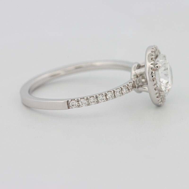 1 CT "Melanie" Halo Pavé Solitaire (LG) - ZIZOV DIAMONDS