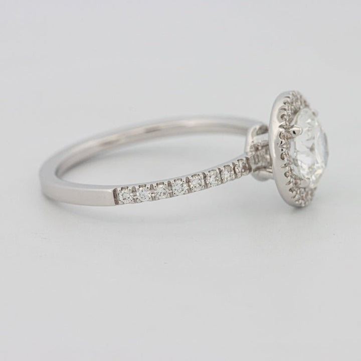 1 CT "Melanie" Halo Pavé Solitaire (LG) - ZIZOV DIAMONDS