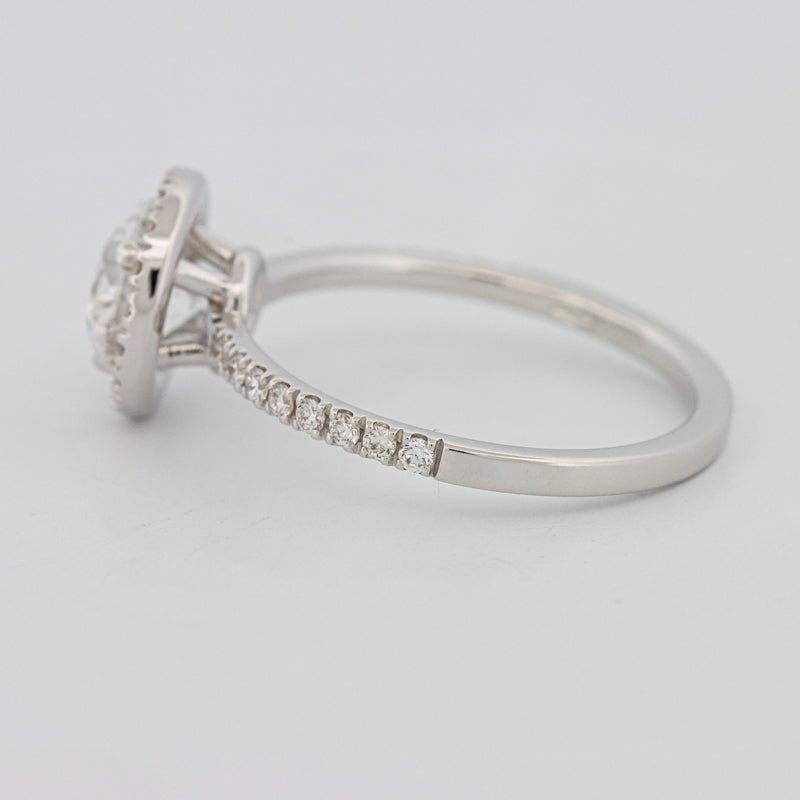 1 CT "Melanie" Halo Pavé Solitaire (LG) - ZIZOV DIAMONDS