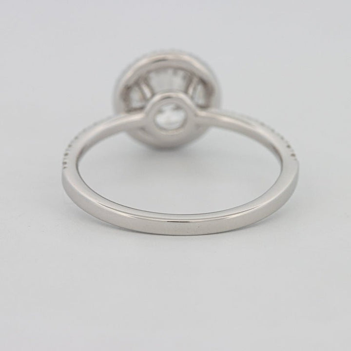 1 CT "Melanie" Halo Pavé Solitaire (LG) - ZIZOV DIAMONDS