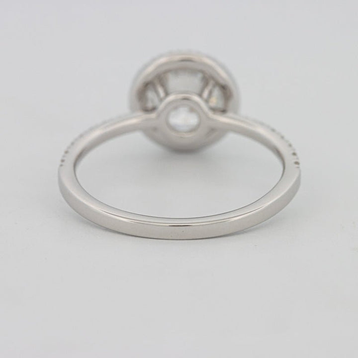 1 CT "Melanie" Halo Pavé Solitaire (LG) - ZIZOV DIAMONDS