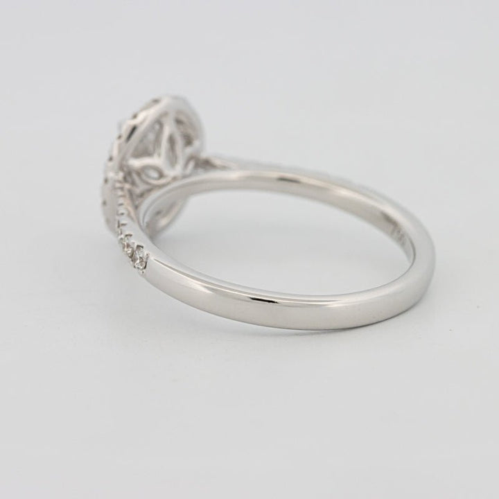 1 CT Oval Cut Halo Pavé Solitaire (LG) - ZIZOV DIAMONDS