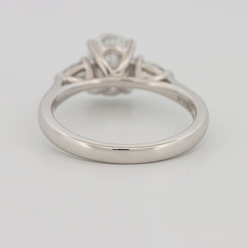 1 CT Oval Cut Trilogy Solitaire (LG) - ZIZOV DIAMONDS