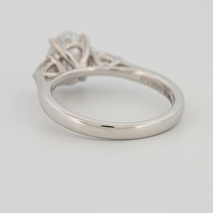 1 CT Oval Cut Trilogy Solitaire (LG) - ZIZOV DIAMONDS