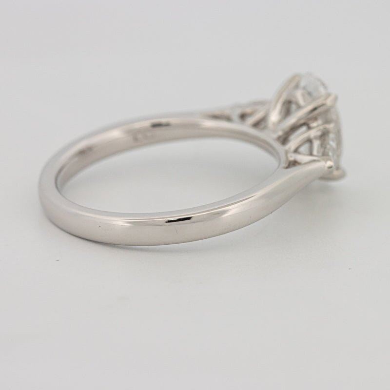 1 CT Oval Cut Trilogy Solitaire (LG) - ZIZOV DIAMONDS
