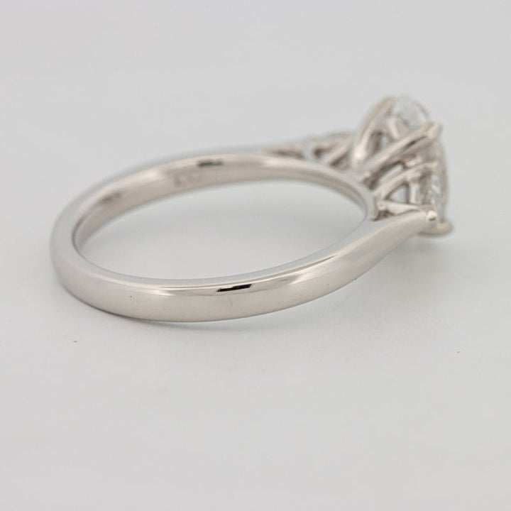 1 CT Oval Cut Trilogy Solitaire (LG) - ZIZOV DIAMONDS