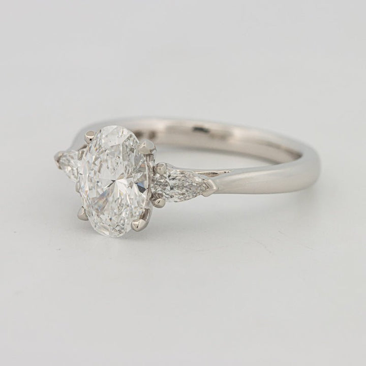 1 CT Oval Cut Trilogy Solitaire (LG) - ZIZOV DIAMONDS