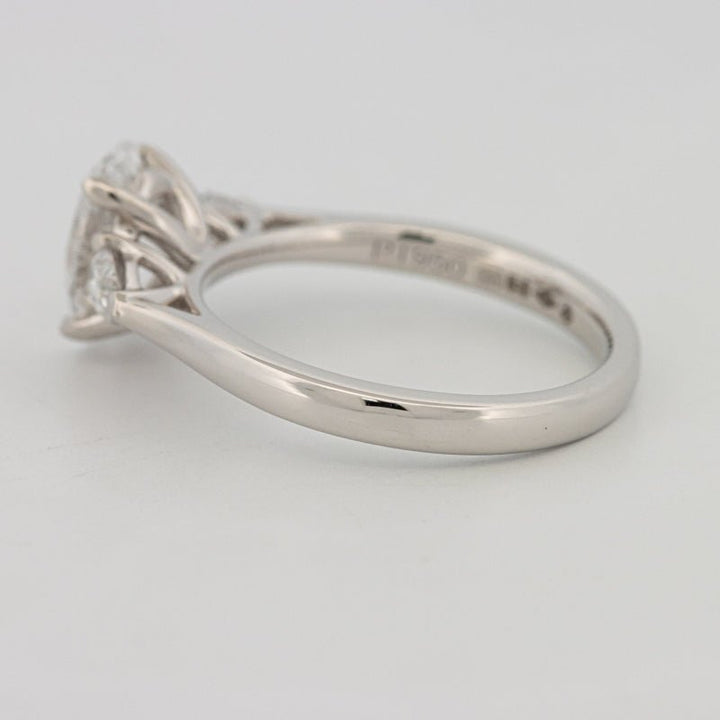 1 CT Oval Cut Trilogy Solitaire (LG) - ZIZOV DIAMONDS