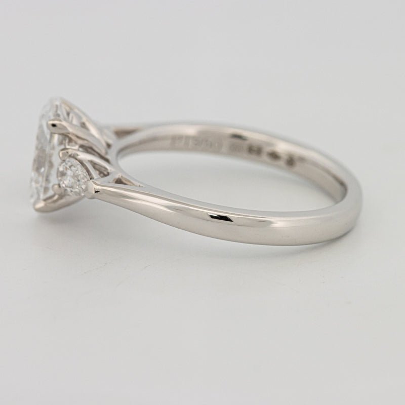 1 CT Oval Cut Trilogy Solitaire (LG) - ZIZOV DIAMONDS