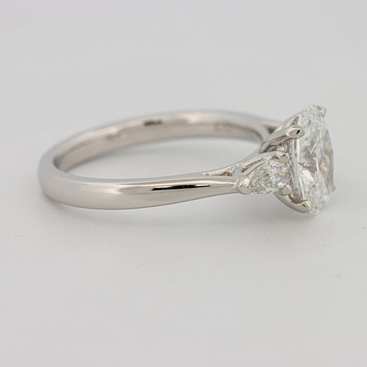 1 CT Oval Cut Trilogy Solitaire (LG) - ZIZOV DIAMONDS