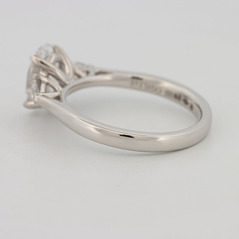 1 CT Oval Cut Trilogy Solitaire (LG) - ZIZOV DIAMONDS