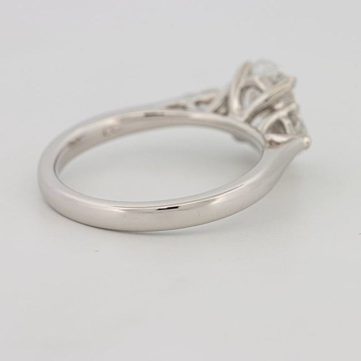 1 CT Oval Cut Trilogy Solitaire (LG) - ZIZOV DIAMONDS