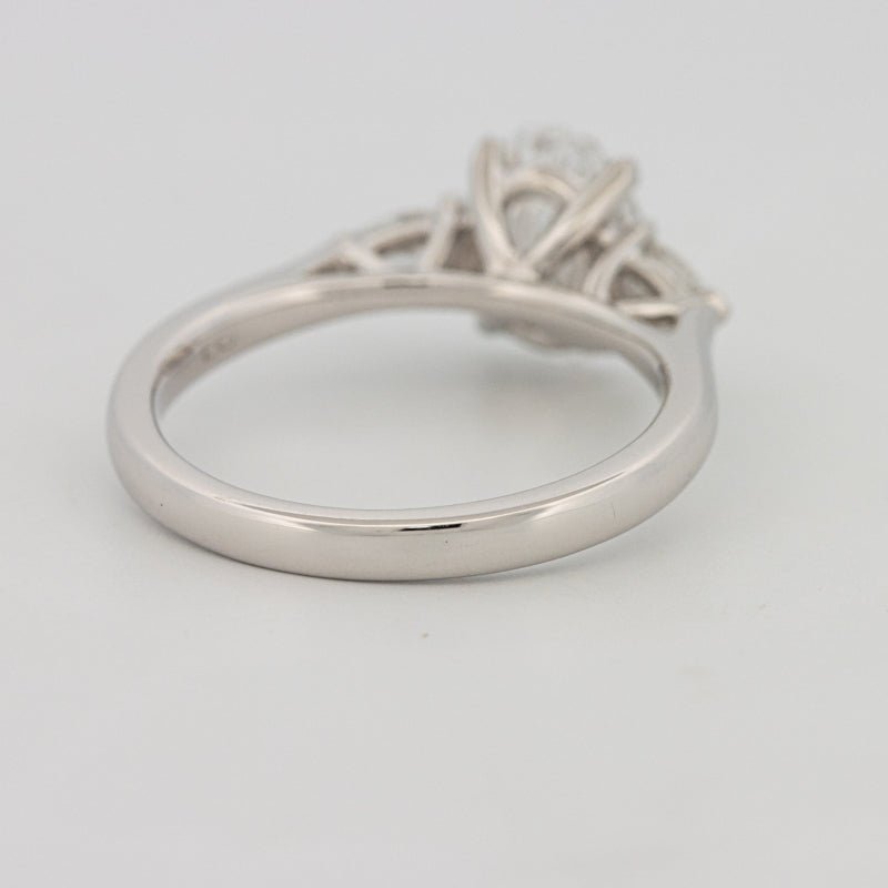 1 CT Oval Cut Trilogy Solitaire (LG) - ZIZOV DIAMONDS