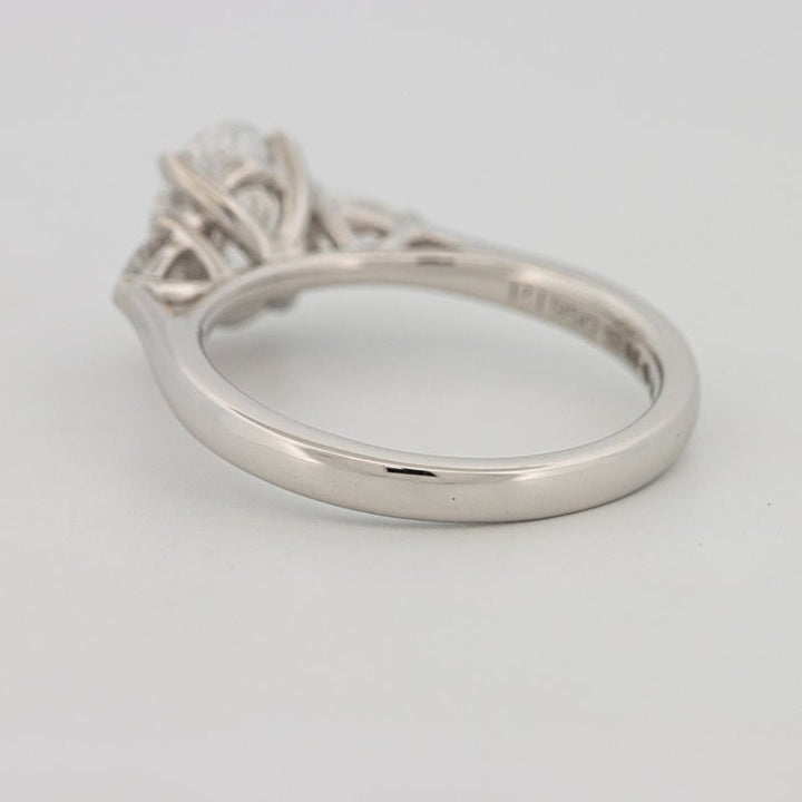 1 CT Oval Cut Trilogy Solitaire (LG) - ZIZOV DIAMONDS