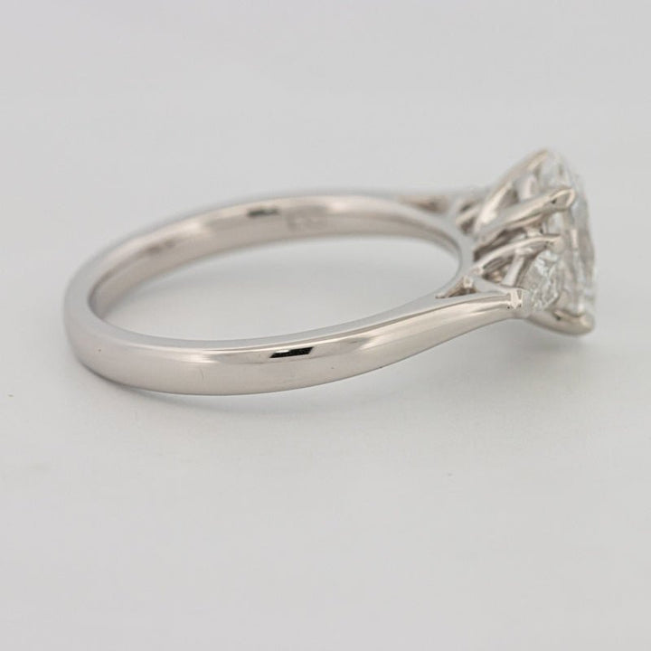 1 CT Oval Cut Trilogy Solitaire (LG) - ZIZOV DIAMONDS