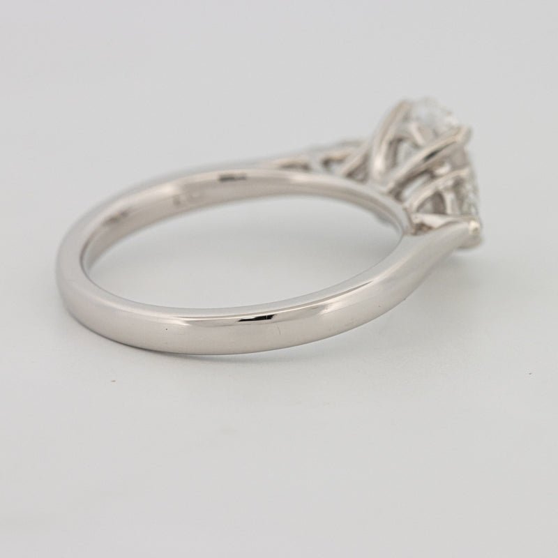1 CT Oval Cut Trilogy Solitaire (LG) - ZIZOV DIAMONDS