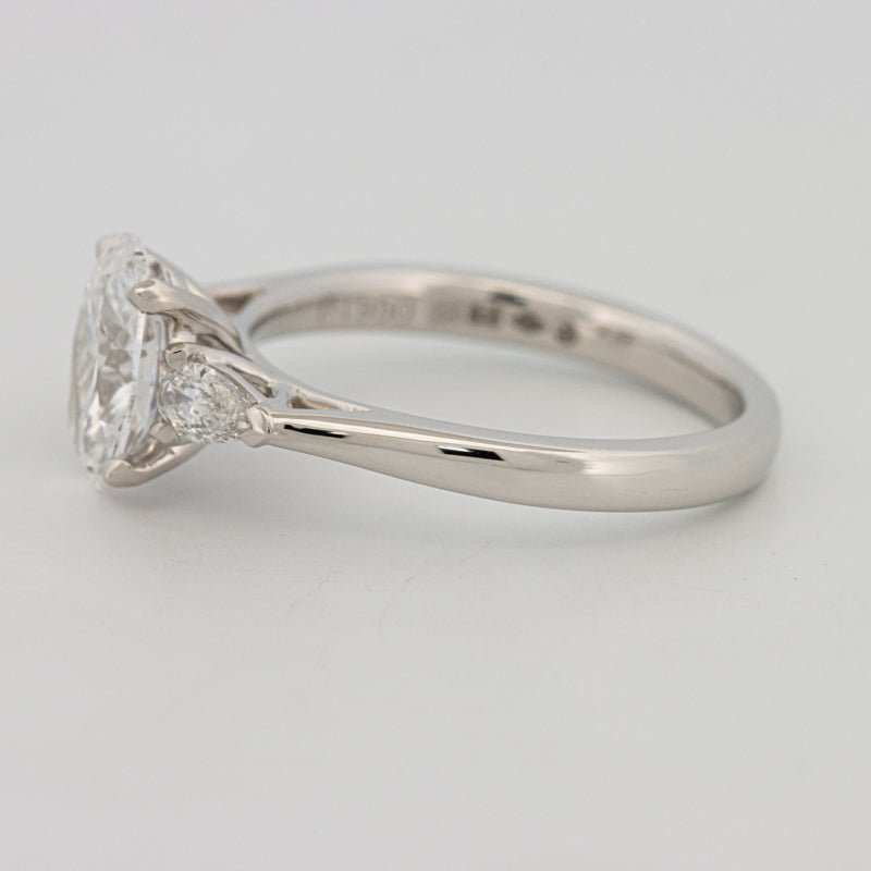 1 CT Oval Cut Trilogy Solitaire (LG) - ZIZOV DIAMONDS